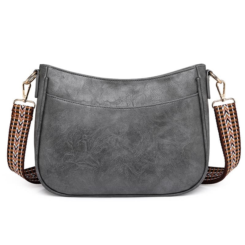 Women's Soft Leather Shoulder Bag, Leisure Shoulder Bag, Large Capacity Retro Crossbody Bag