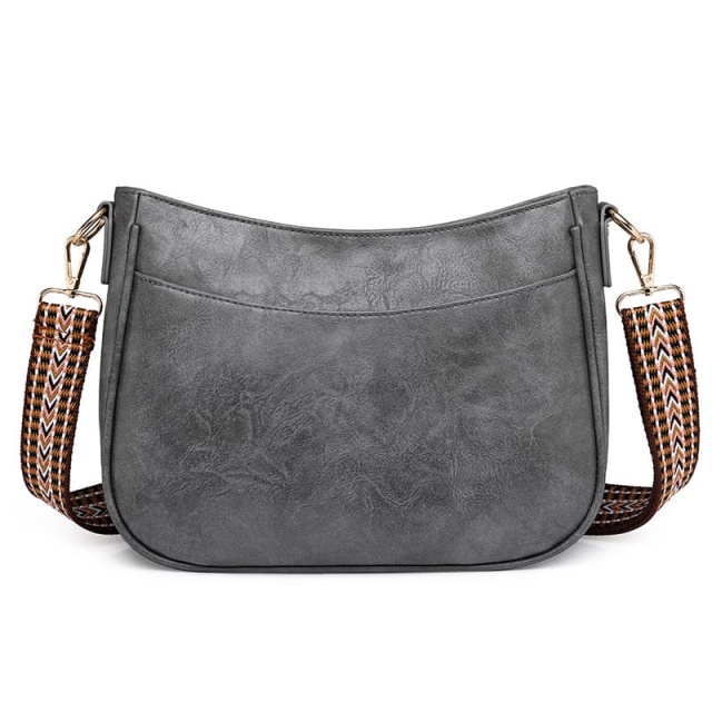 Women's Soft Leather Shoulder Bag, Leisure Shoulder Bag, Large Capacity Retro Crossbody Bag