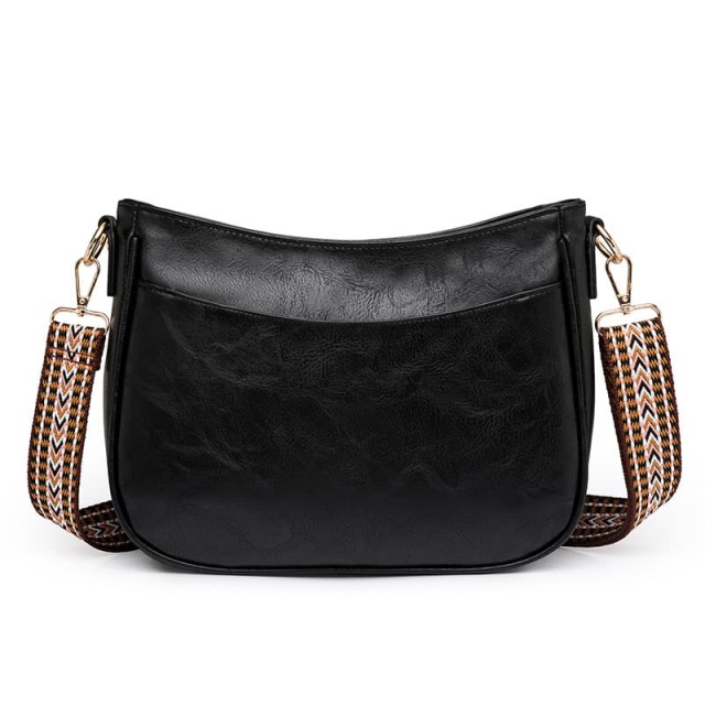 Women's Soft Leather Shoulder Bag, Leisure Shoulder Bag, Large Capacity Retro Crossbody Bag