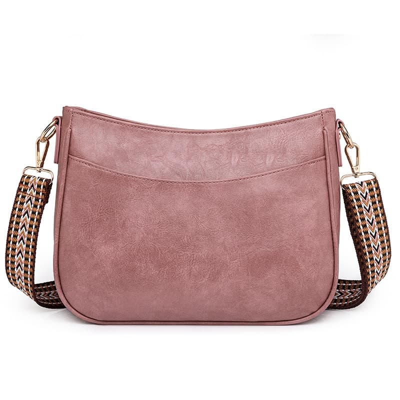 Women's Soft Leather Shoulder Bag, Leisure Shoulder Bag, Large Capacity Retro Crossbody Bag