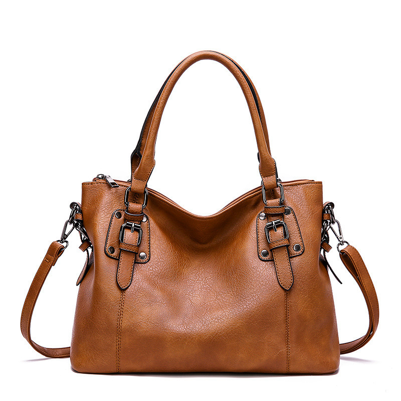 New Fashionable Women's Bags, Retro And Simple Shoulder Bags, Large Capacity, Textured Tote Bags, Elegant Crossbody Bag