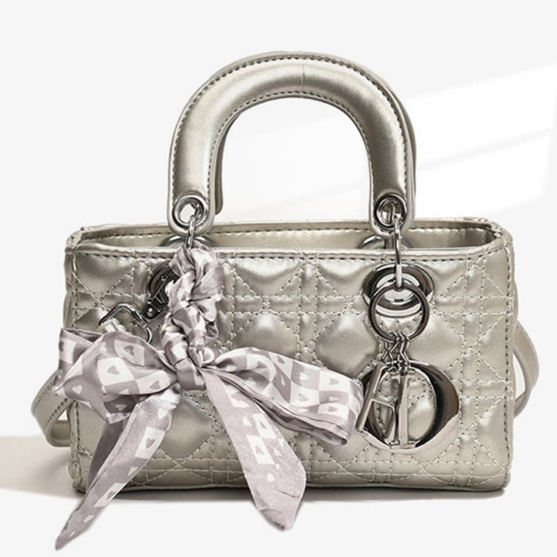 New Trendy Plaid Handbag For Women, Fashionable Women's Scarf Shoulder Bag, High-End Crossbody Bag