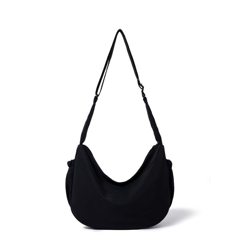 Stylish Pleated Crossbody Bag, Casual And Versatile, Large Capacity, Single Shoulder Commuter Bag