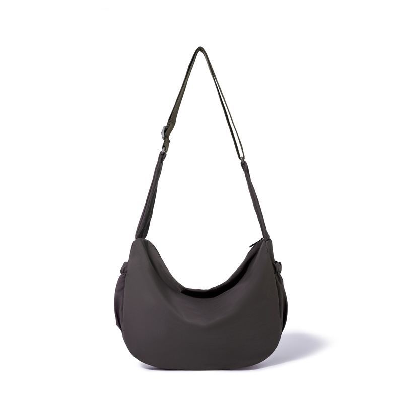 Stylish Pleated Crossbody Bag, Casual And Versatile, Large Capacity, Single Shoulder Commuter Bag