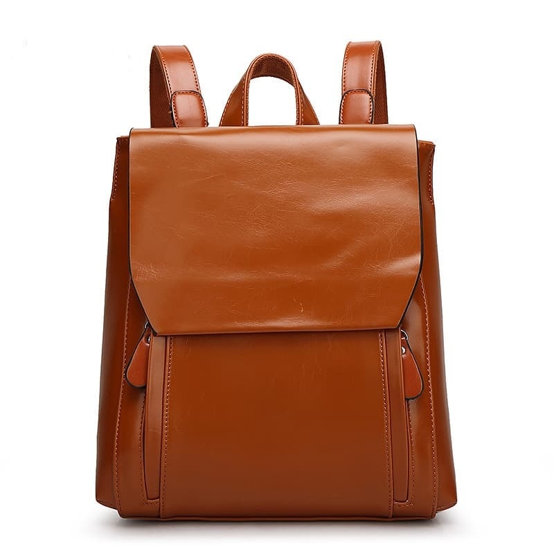 Factory Direct Sales Wholesale Fashionable Soft Leather Laptop Bags, Multi-Functional Casual Waterproof Backpack