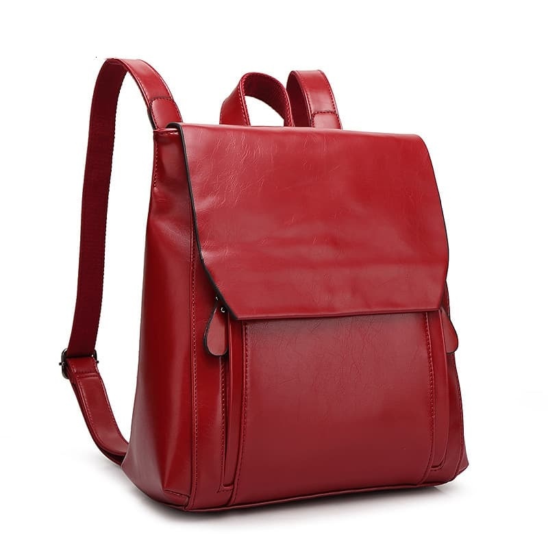 Factory Direct Sales Wholesale Fashionable Soft Leather Laptop Bags, Multi-Functional Casual Waterproof Backpack