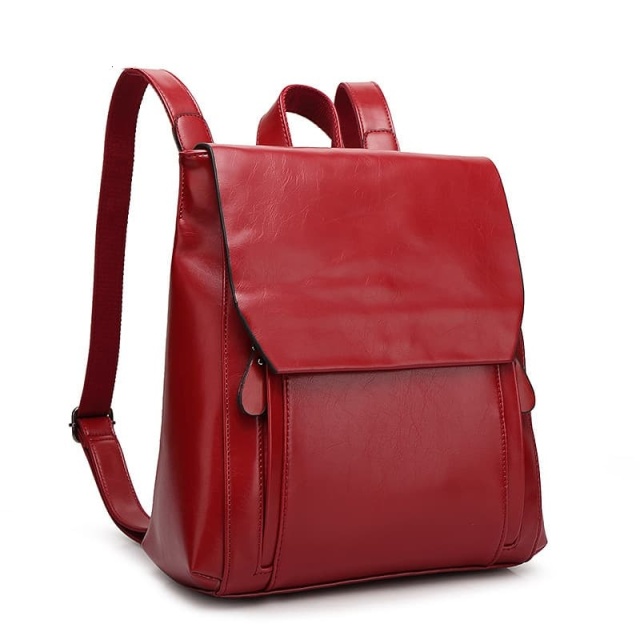 Factory Direct Sales Wholesale Fashionable Soft Leather Laptop Bags, Multi-Functional Casual Waterproof Backpack