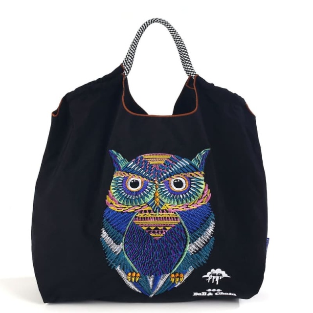Factory Direct Sale Embroidered Nylon Shopping Bag, Simple, Versatile, Large Capacity, Trendy Shoulder Bag