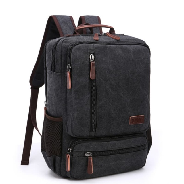 Factory Wholesale Casual Fashion Canvas Backpacks, Retro Backpacks, Laptop Double Shoulder bags