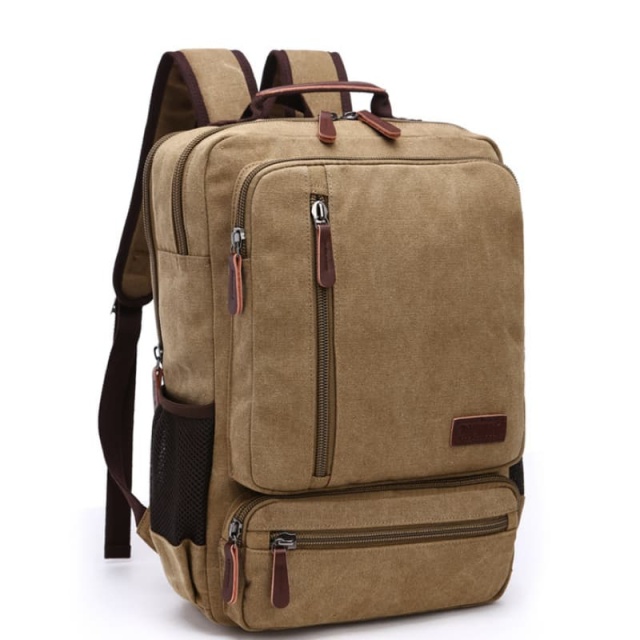 Factory Wholesale Casual Fashion Canvas Backpacks, Retro Backpacks, Laptop Double Shoulder bags