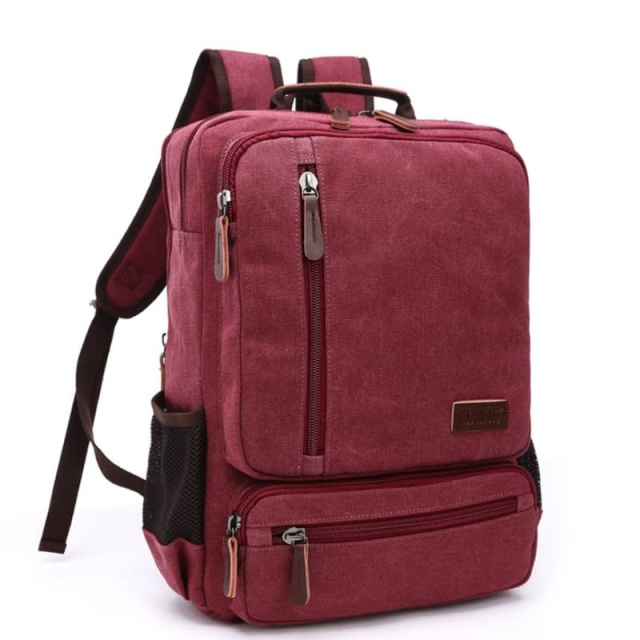 Factory Wholesale Casual Fashion Canvas Backpacks, Retro Backpacks, Laptop Double Shoulder bags
