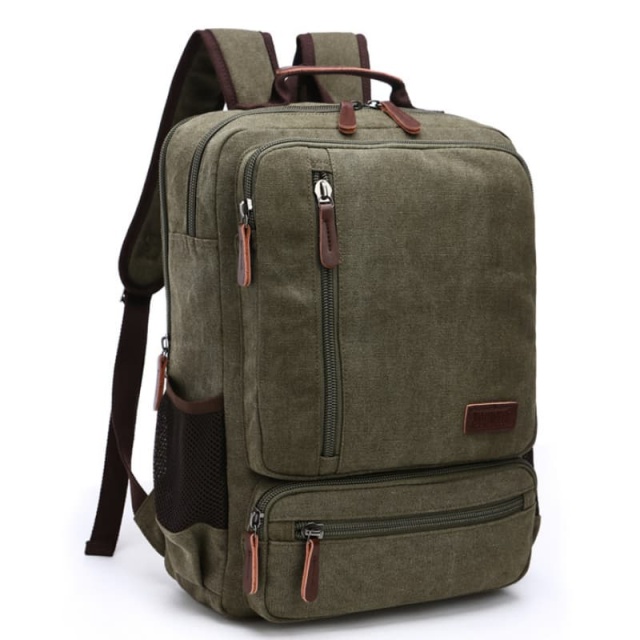 Factory Wholesale Casual Fashion Canvas Backpacks, Retro Backpacks, Laptop Double Shoulder bags