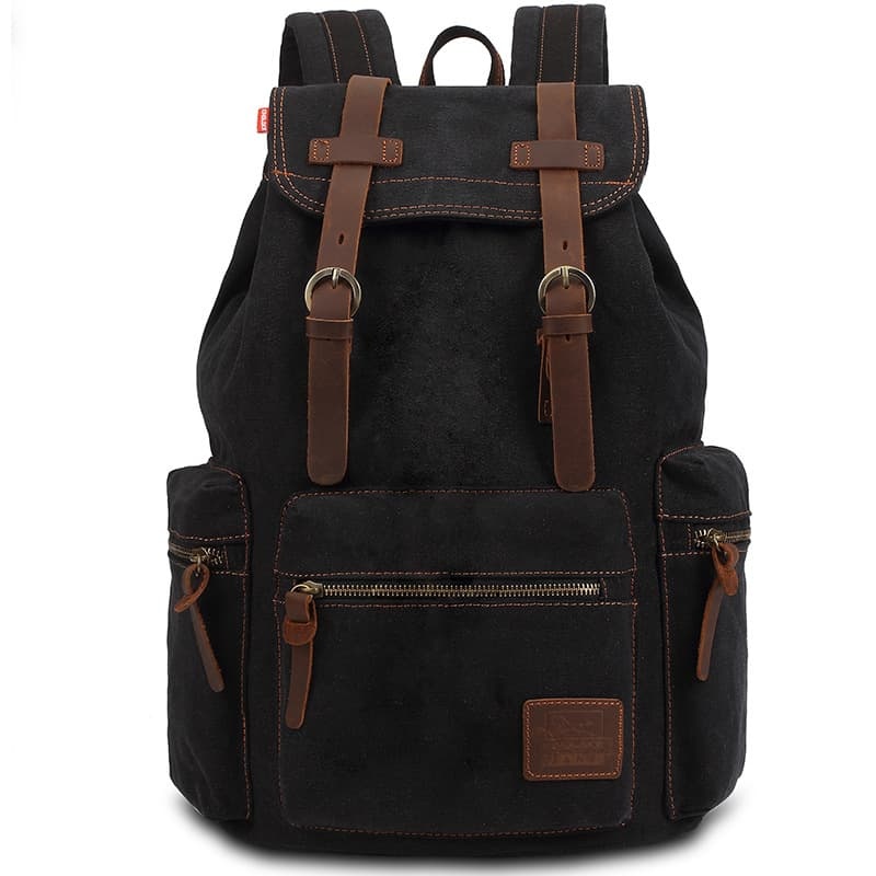 Factory Direct Wholesale Canvas Backpacks, Retro Backpacks, Laptop Bags, Large Capacity Waterproof Bags