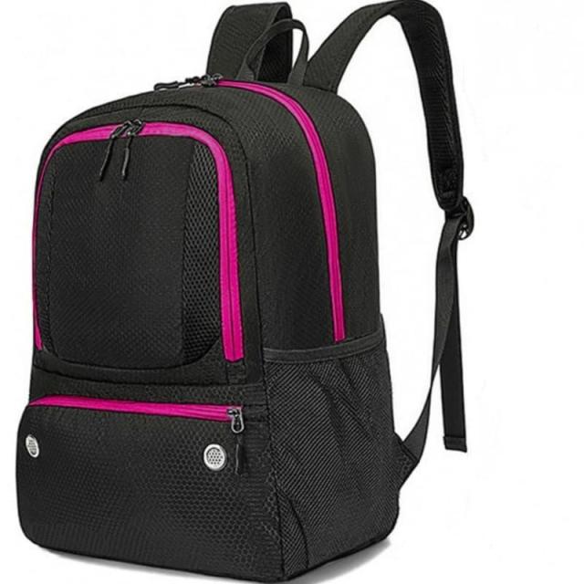 Storage Backpack/Outdoor Sports Waterproof Gear Bag With Independent Ball Compartment For Double Shoulder Bags