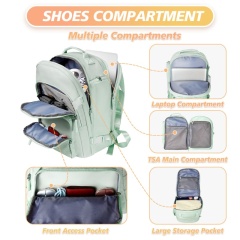 New Large-Capacity Travel Backpack, Carry-On Luggage Laptop Backpack, Factory Direct Wholesale
