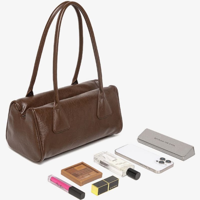 Factory Direct Wholesale Simple Retro Large-Capacity Armpit Shoulder Bag Commuting Handbag