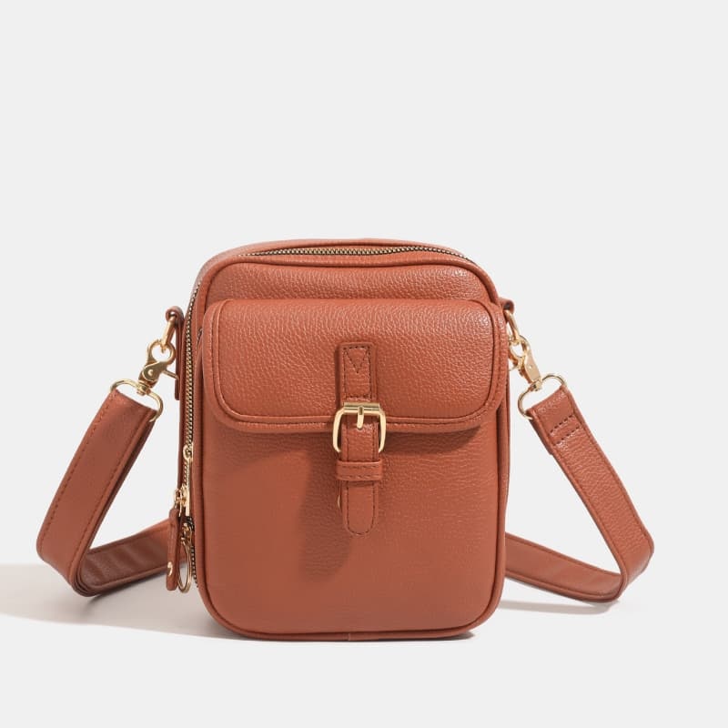 PU Shoulder Postman Bag & Storage Bag Casual Crossbody Bag Mobile Phone Bag
