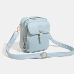 PU Shoulder Postman Bag & Storage Bag Casual Crossbody Bag Mobile Phone Bag