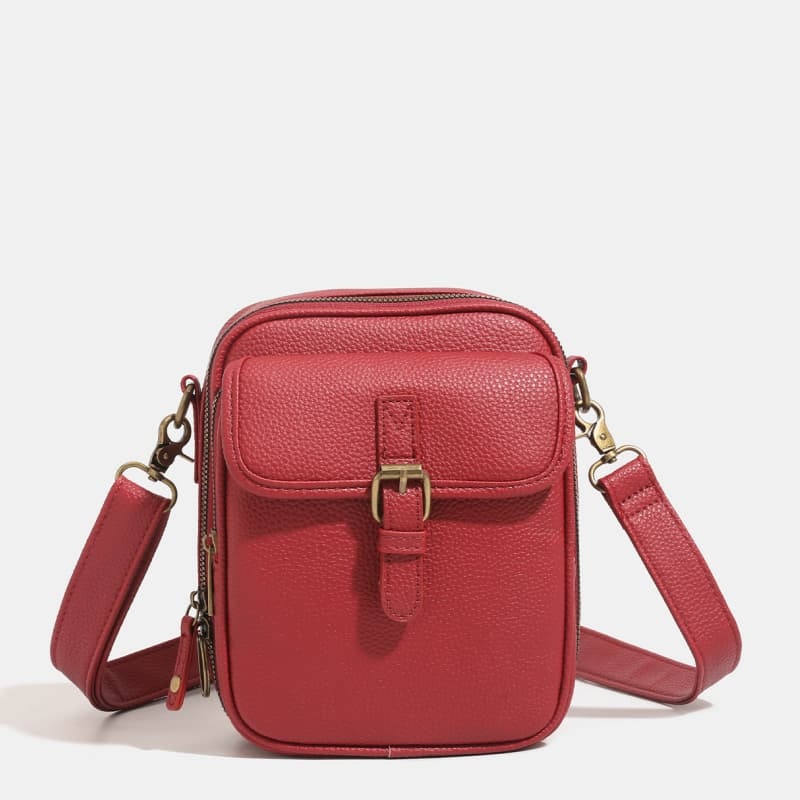PU Shoulder Postman Bag & Storage Bag Casual Crossbody Bag Mobile Phone Bag