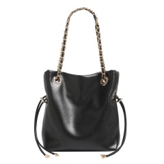 Women's Chain Drawstring Crossbody Bag, Shoulder Bag, Commuter Handbag