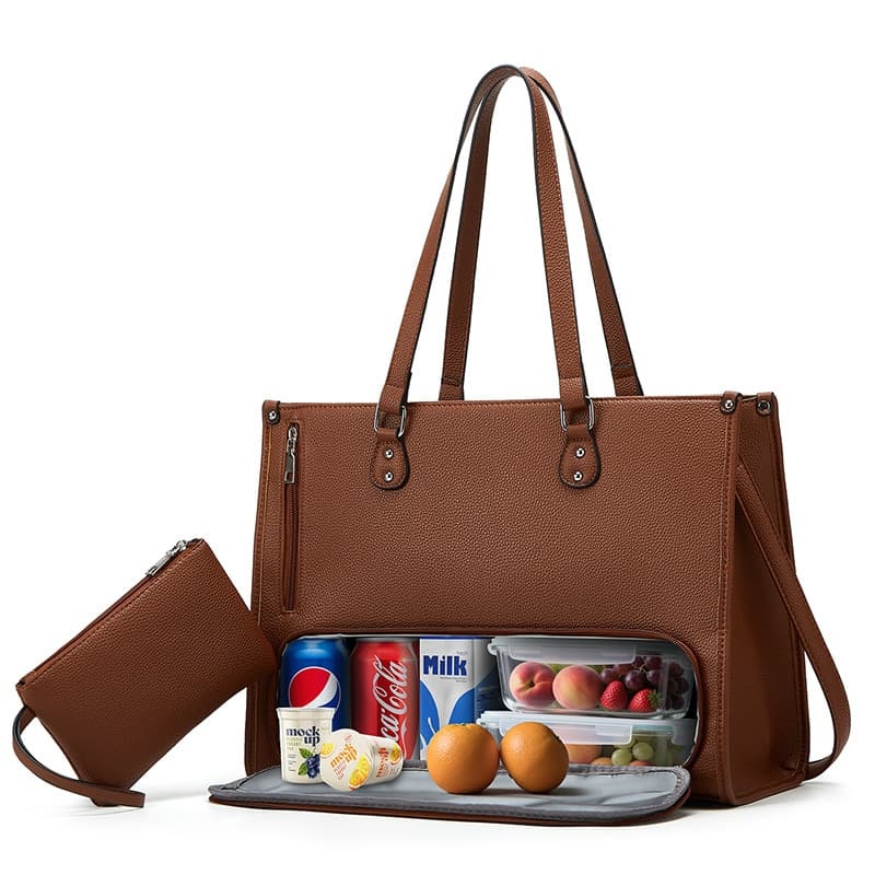 Large-Capacity Tote Bag & Multifunctional Laptop Bag & Briefcase & Shoulder Bag