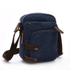 Canvas Crossbody Bag With Multiple Compartments, Portable Travel Bag, Shoulder Bag