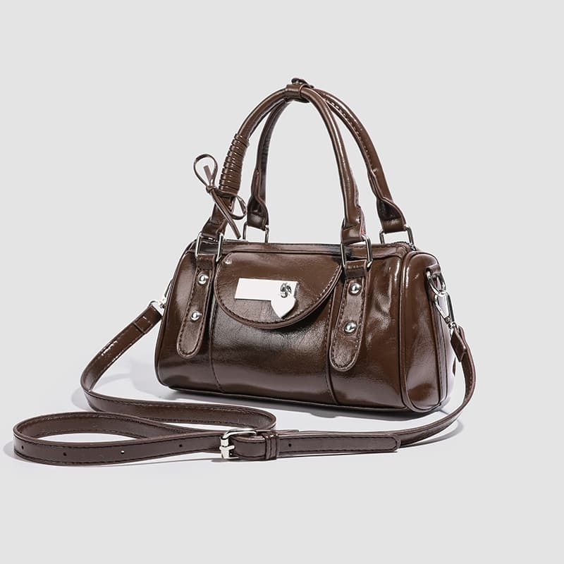 Bowknot Heart-Shaped Women's Handbag, Shoulder Bag & Crossbody Bag