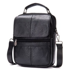 Genuine Leather Men's Shoulder Bag Crossbody Bag, Top-layer Cowhide Men's Handbag