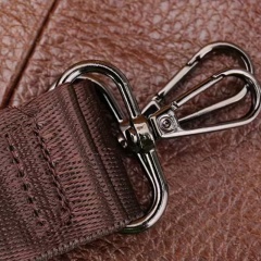 Genuine Leather Men's Shoulder Bag Crossbody Bag, Top-layer Cowhide Men's Handbag
