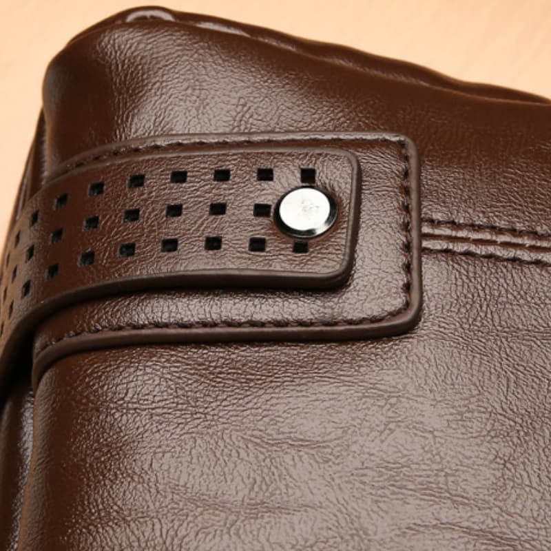 Men's Shoulder Bag, Crossbody Bag, Business Soft Leather Messenger Bag For Men