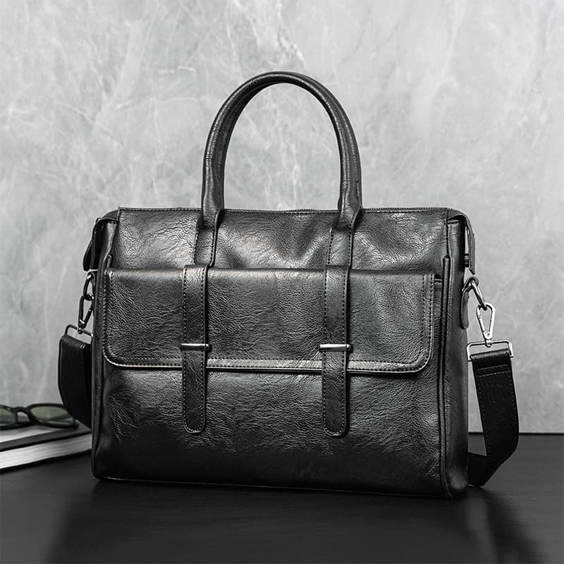 New Business Briefcase, Minimalist Crossbody Bag, Casual Handbag, Men's Laptop Bag