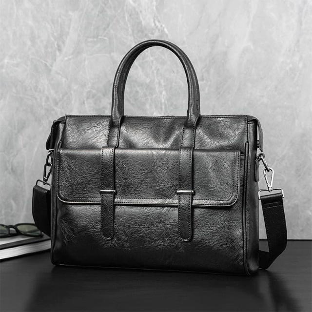 New Business Briefcase, Minimalist Crossbody Bag, Casual Handbag, Men's Laptop Bag
