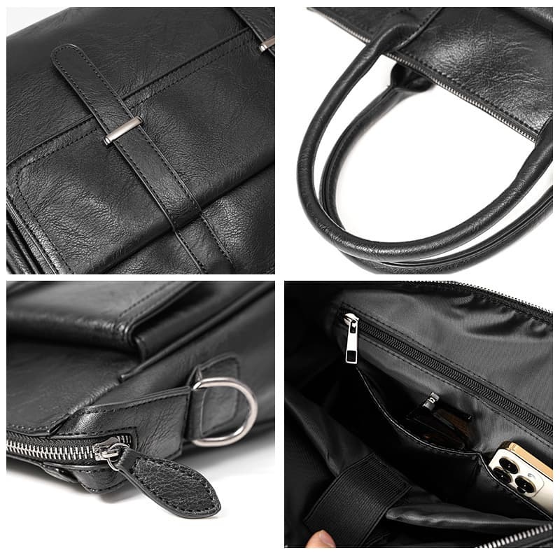 New Business Briefcase, Minimalist Crossbody Bag, Casual Handbag, Men's Laptop Bag