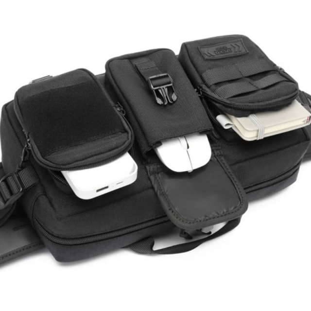 Waist Bag Tactical Chest Bag Large Capacity Waterproof Multifunctional Outdoor Sports Crossbody Bag