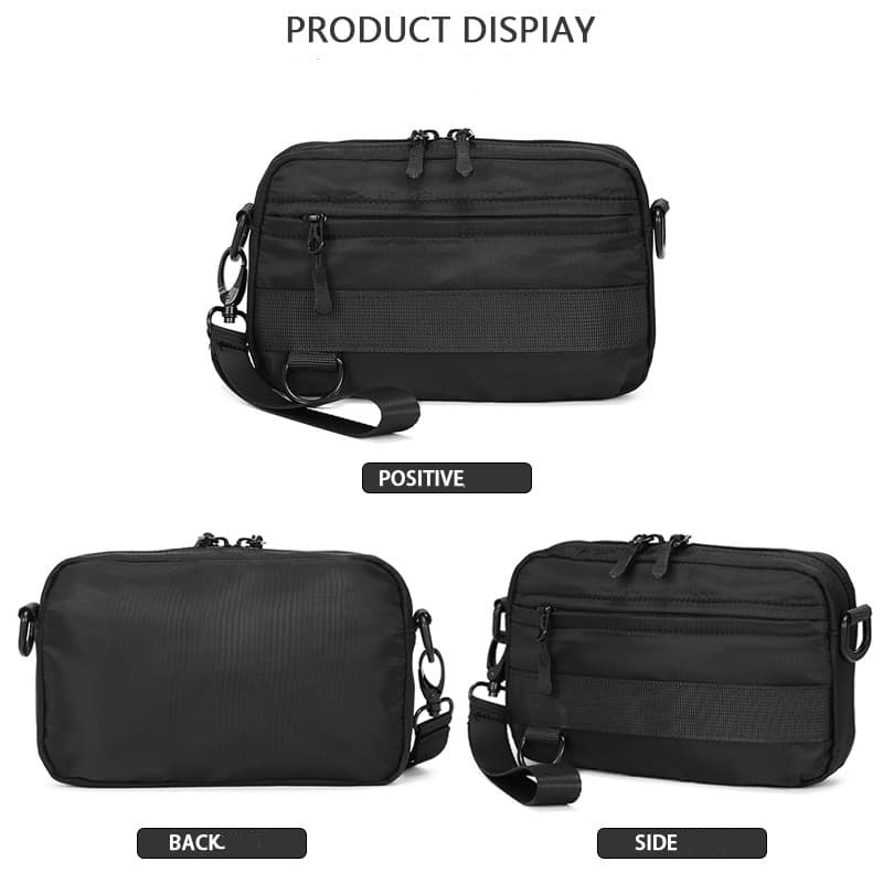 Casual Versatile Solid Color Shoulder Crossbody Messenger Bag