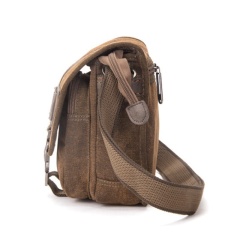 Men's Casual Canvas Shoulder Crossbody Bag, Versatile Retro Canvas Bag