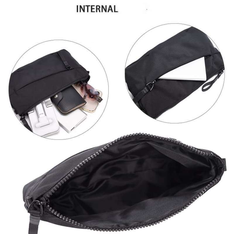 Casual Shoulder Bag, Lightweight Commuter Chest Bag, Men's Outdoor Crossbody Small Bag