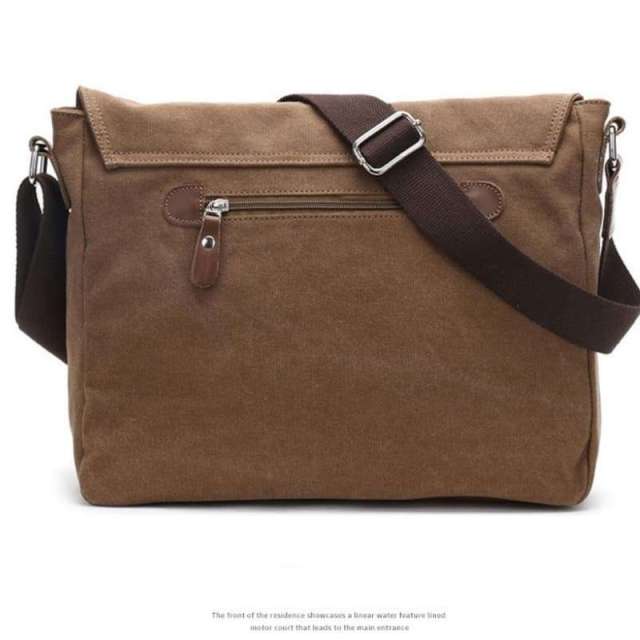 New Arrival Canvas Bag Men's Shoulder Bag Crossbody Bag