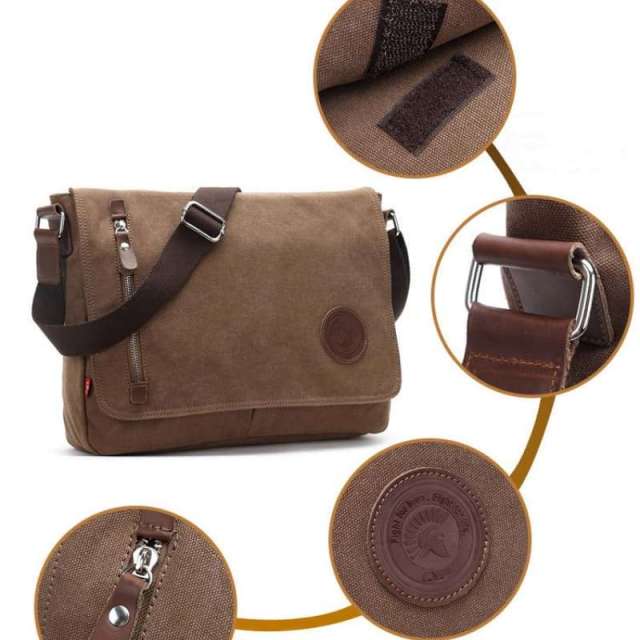 New Arrival Canvas Bag Men's Shoulder Bag Crossbody Bag