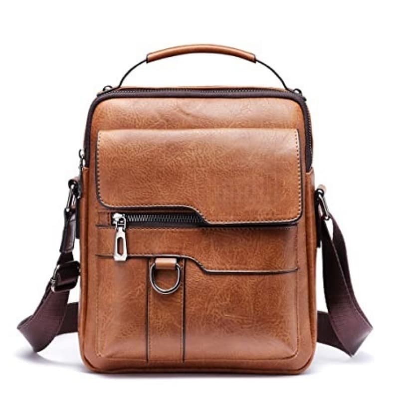 Men's Crossbody Bag, Retro Business Style Shoulder Bag