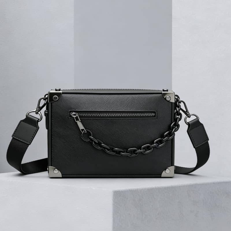New Arrival Men's Trendy Crossbody Bag, Stylish Personalized Square Mini Bag, Casual Single Shoulder Bag for Men