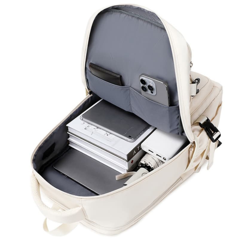 Large-Capacity Multifunctional Waterproof Laptop Backpack, Dry & Wet Separation Storage School Bag