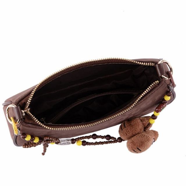 New Retro Leopard Print Crescent Bag, Crossbody, Handheld, Underarm & Single Shoulder Bag