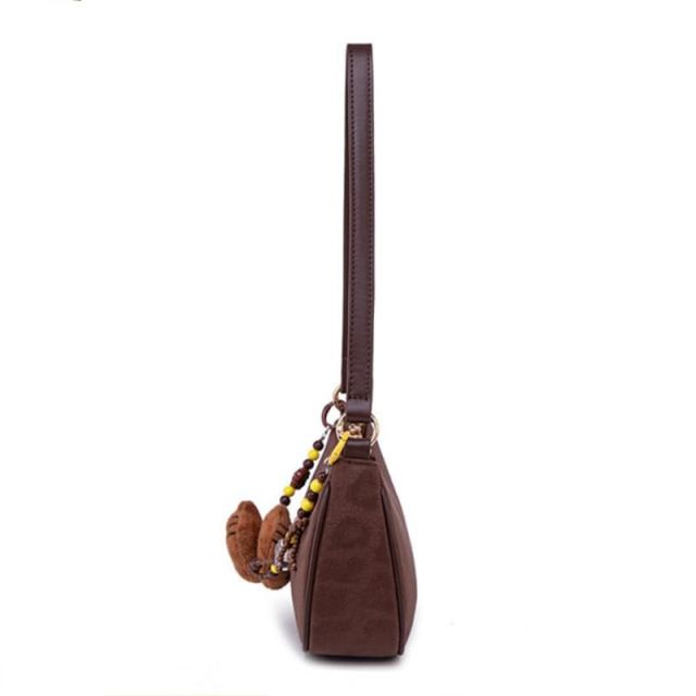 New Retro Leopard Print Crescent Bag, Crossbody, Handheld, Underarm & Single Shoulder Bag