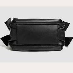 Pleated handbag crossbody bag niche design heart-shaped buckle shoulder bag