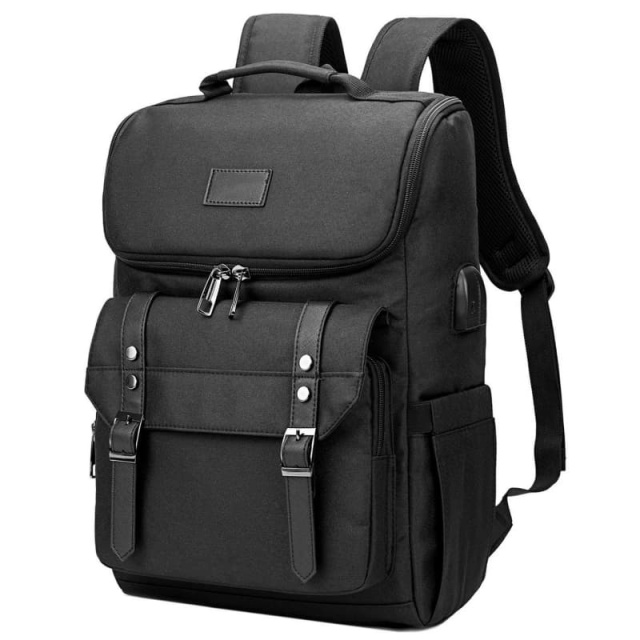New Oxford Cloth Laptop Backpack, Vintage Travel Backpack