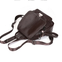 New Style PU Women's Bag, Flap Large-Capacity Backpack, Soft Leather Travel Bag