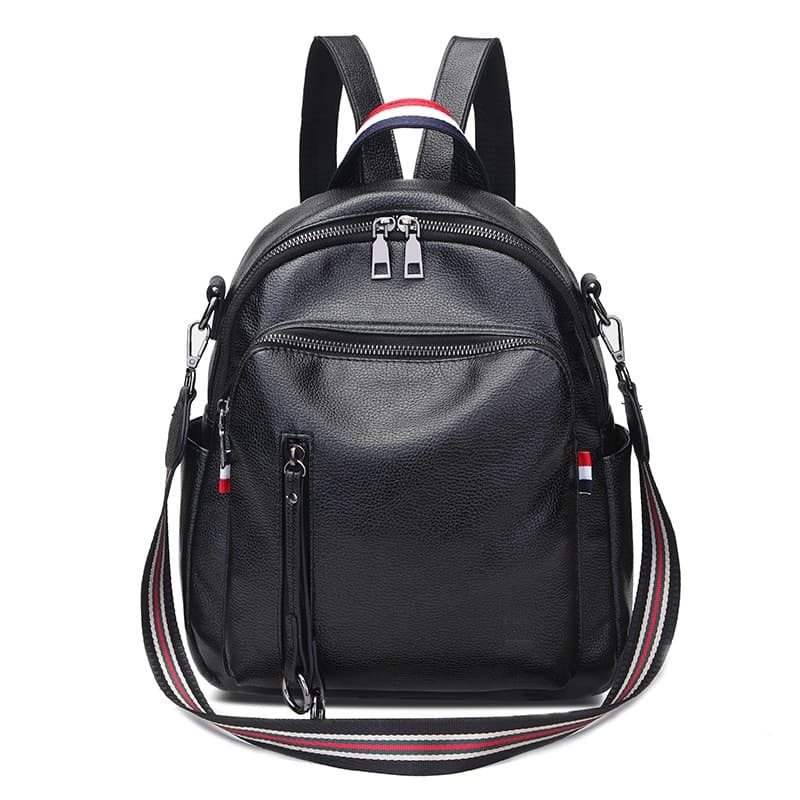 Versatile Multi-Functional Soft Leather Shoulder Backpacks For Women Available In Single & Double Shoulder