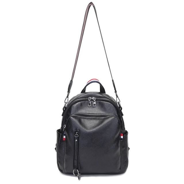 Versatile Multi-Functional Soft Leather Shoulder Backpacks For Women Available In Single & Double Shoulder