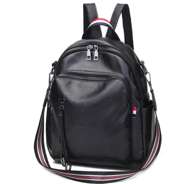 Versatile Multi-Functional Soft Leather Shoulder Backpacks For Women Available In Single & Double Shoulder